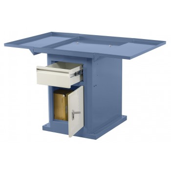 Socle pour machine métal avec bac de refroidissement