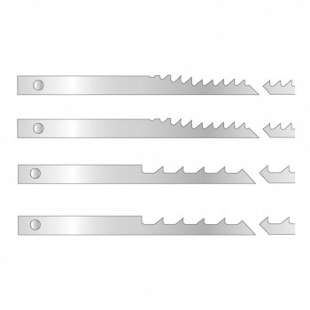 Sägeblatt zu Mutterkorn 127 mm - set mit 12 Blättern