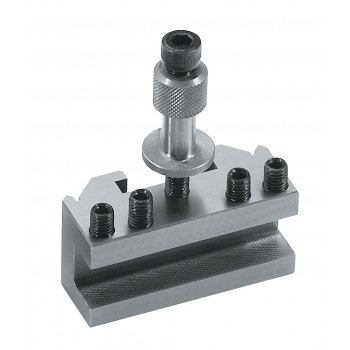Tool holder with straight support for size 10 for metal lathe