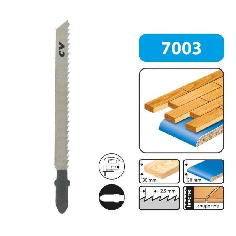 Blade jig saw Leman in T for panels and work plans, (qty 3)