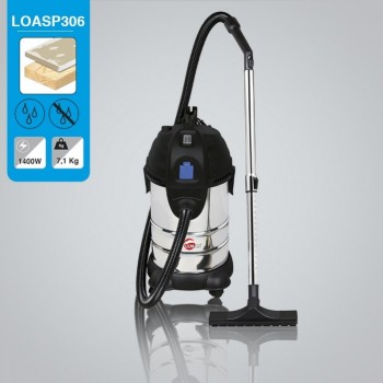 Wet and dry workshop vacuum cleaner Leman LOASP306