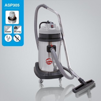 Vacuum cleaner water and dust for workshop Leman ASP305