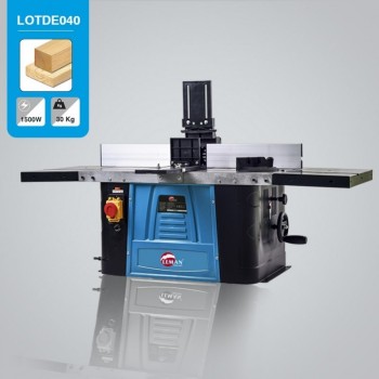 Fresadora de mesa Leman LOTDE040 + 1 cortador de moldeo gratis