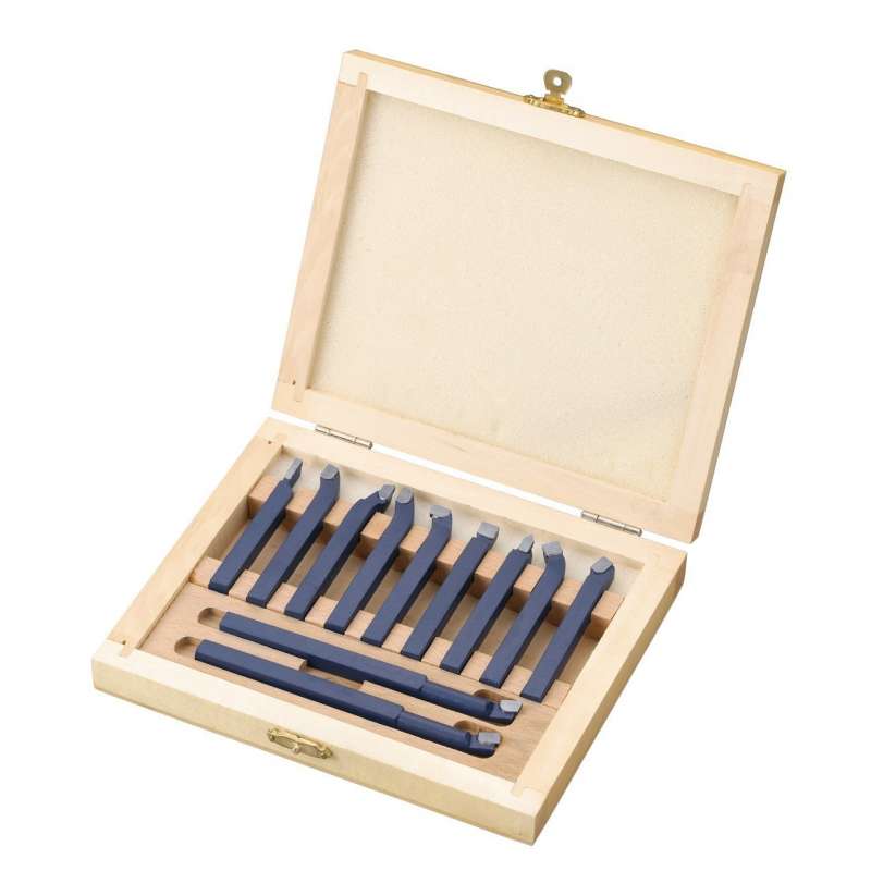 Shank Carbide Turning Tools for Metal Lathe 8 mm (11 pieces)