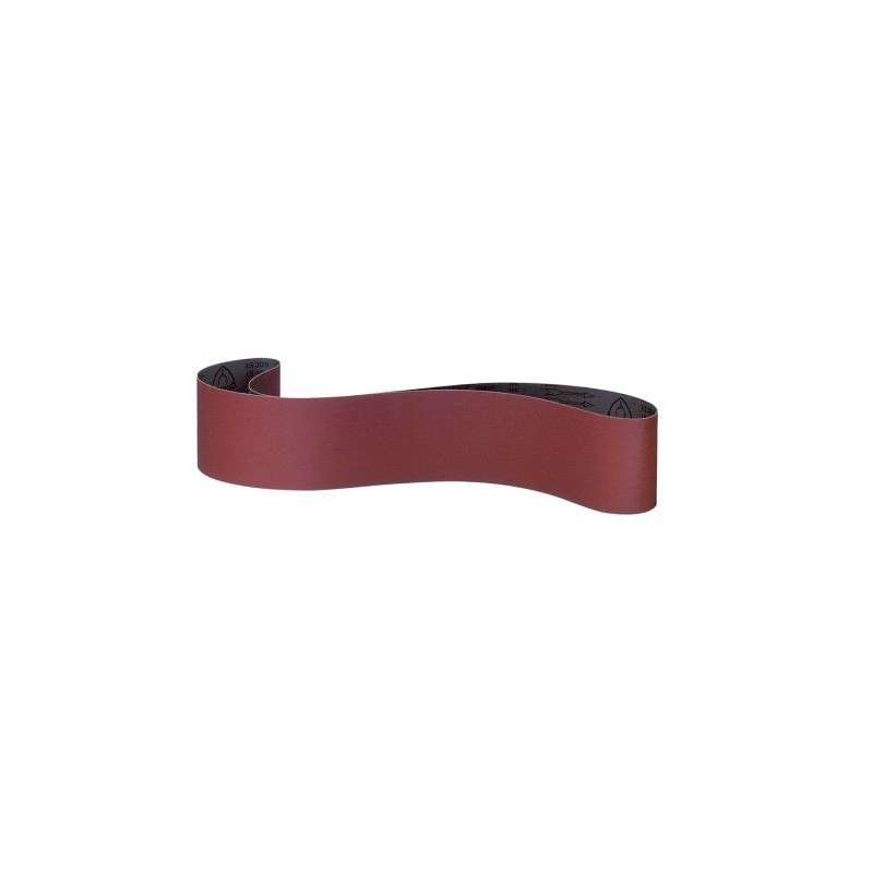 Banda abrasiva 150x1220 mm grano 80 para lijadora estacionaria