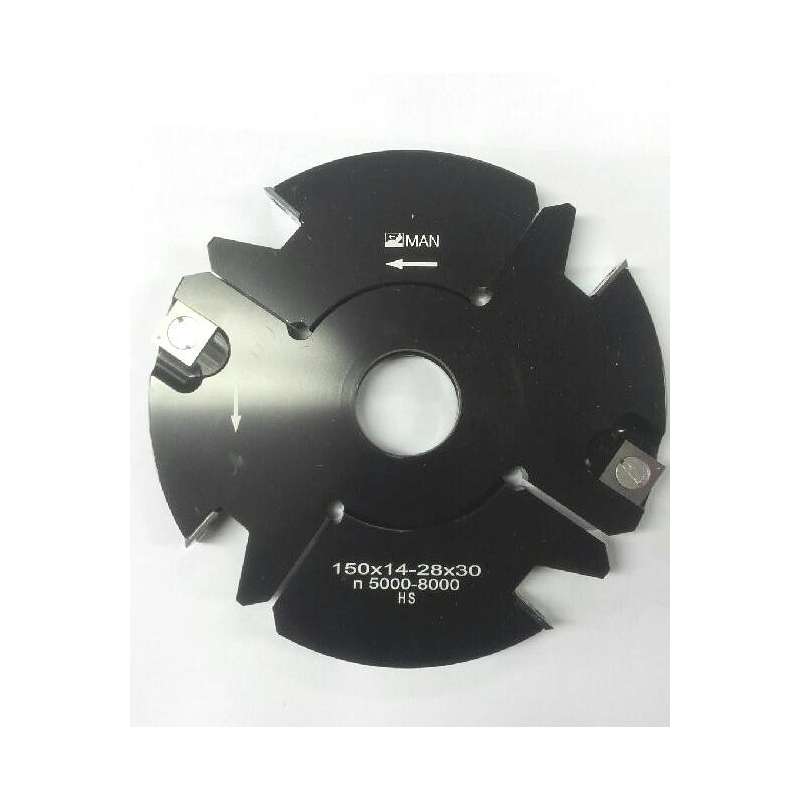 Grooving cutter adjustable 14 to 28 mm Ø150 mm Grooving cutter adjustable 14 to 28 mm Ø150 mm