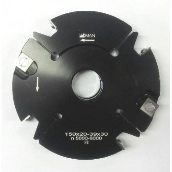 Grooving cutter adjustable 20 to 40 mm Ø150 mm