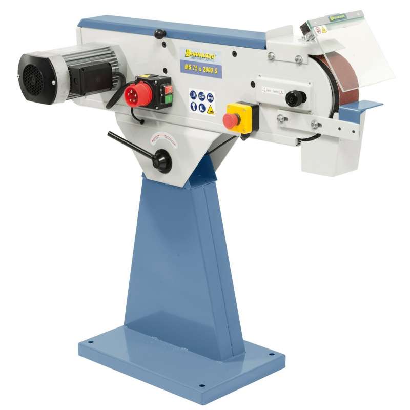 Belt sander stationary metal Holzmann MSM75 400V