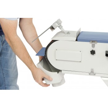 Levigatrice a nastro fissa per metalli a 2 velocità Bernardo MS75 x 2000 S - 400V