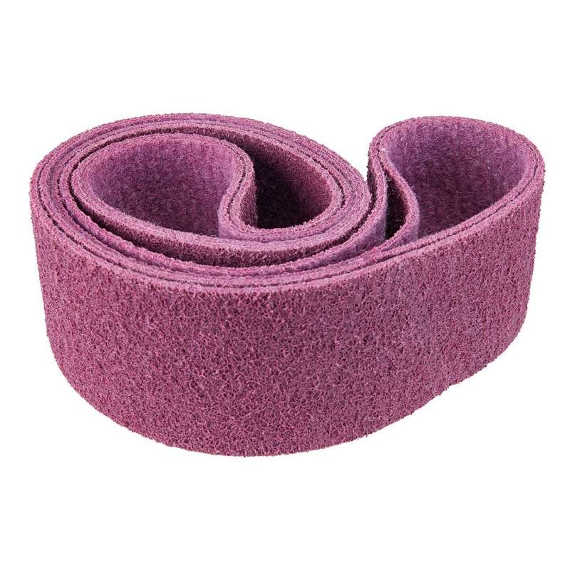 Abrasive felt 100x2000 mm for metal sander - Medium grain