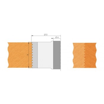 Wechselplatten-Spitzverleimfräser für tischfräsen 30 mm