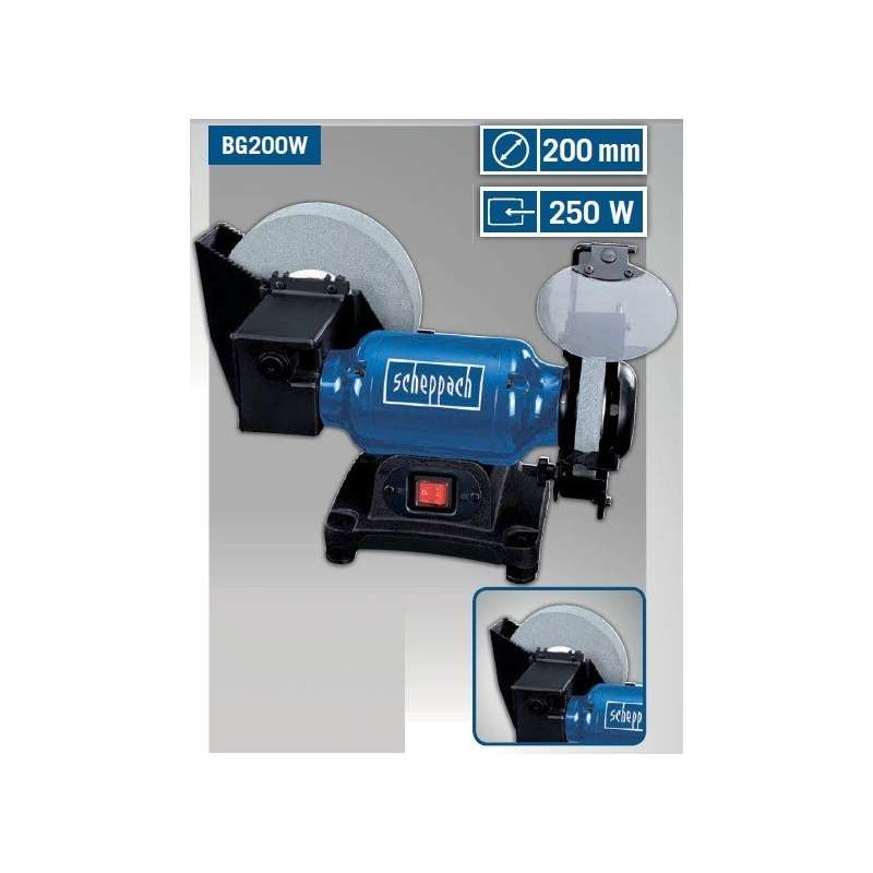 Bench Grinder Scheppach Bg200w Probois Machinoutils