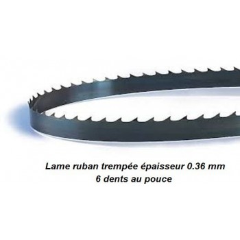 Hoja para sierra de cinta 1790 mm ancho 6 mm espesor 0.36 mm