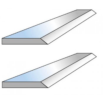 Jeu de 2 fers de degauchisseuse HSS 18% 260 x 17.5 x 2.9 mm pour Kity-Scheppach 2635-HMS260-HMC2600