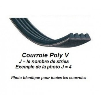 Courroie Poly V 864J5 pour dégauchisseuse Leman RAD260