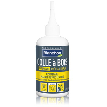 Colle à bois blanche extérieur - Pot applicateur 750 g