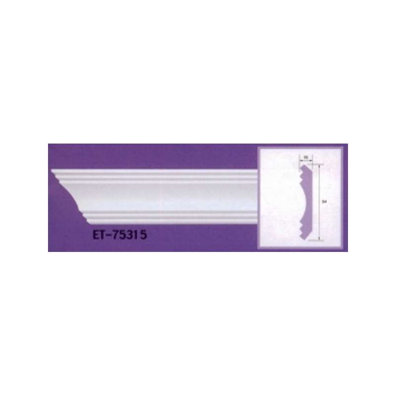 Cornice mouldings ET75315 lenght 2.40 m x width 94 mm