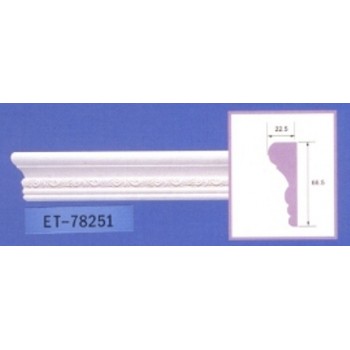 Cornice mouldings ET78251 lenght 2.40 m x width 66.5 mm