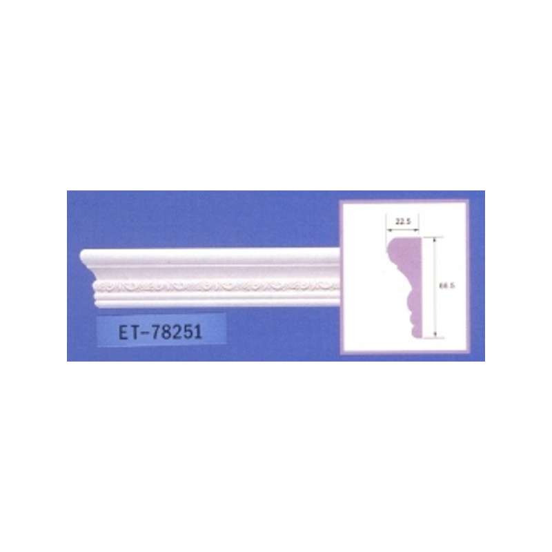 Cornice mouldings ET78251 lenght 2.40 m x width 66.5 mm