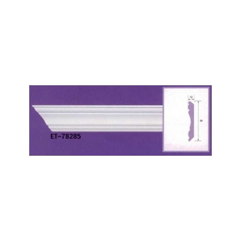 Cornice mouldings ET78285 lenght 2.40 m x width 84 mm