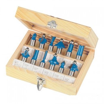 12 pieces router bit sets - Shank 12.7 mm