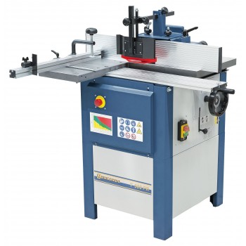 Bernardo T500PR 4-speed spindle moulder with table and sliding aluminum carriage - 230V