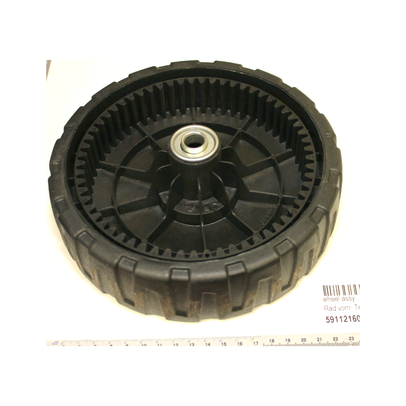 Front wheel for lawn mower Scheppach MS224-53 and Woodstar TT530SP serie n° 0177