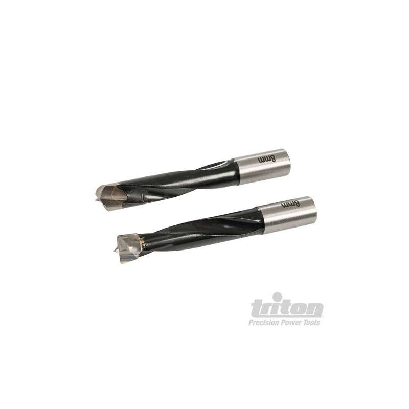 Broca para espigar 8 mm para espiga Triton DBJ600 - (2 piezas)