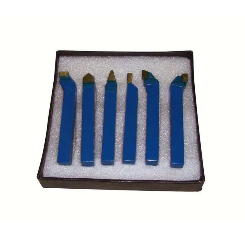 Shank Carbide Turning Tools 12 mm for Metal Lathe (6 pcs)