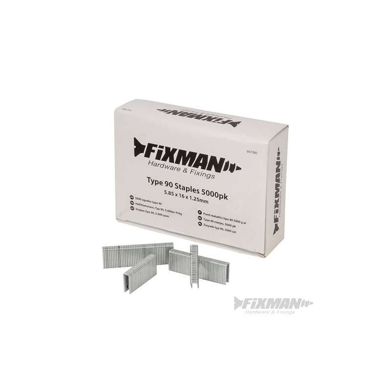 Heftklammern 1.2 mm typ 90 in 16 mm - 5.000 er-Pckg