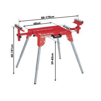 Mesa de trabajo universal Holzmann USK1710