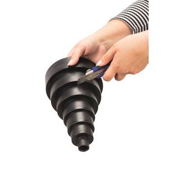 Riduttore multidiametro per il collegamento di un aspiratore per trucioli