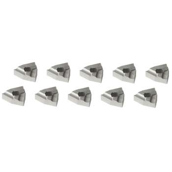 Plaquettes carbure pour outils de tournage queue de 12 mm (lot de 10)