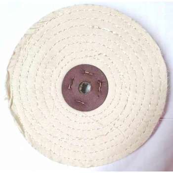 Disque de polissage sisal coton 200 mm pour touret à meuler