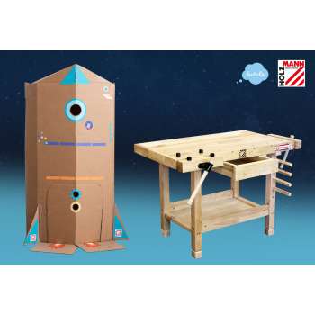 Banco de trabajo de madera para niños Holzmann WB106MINI