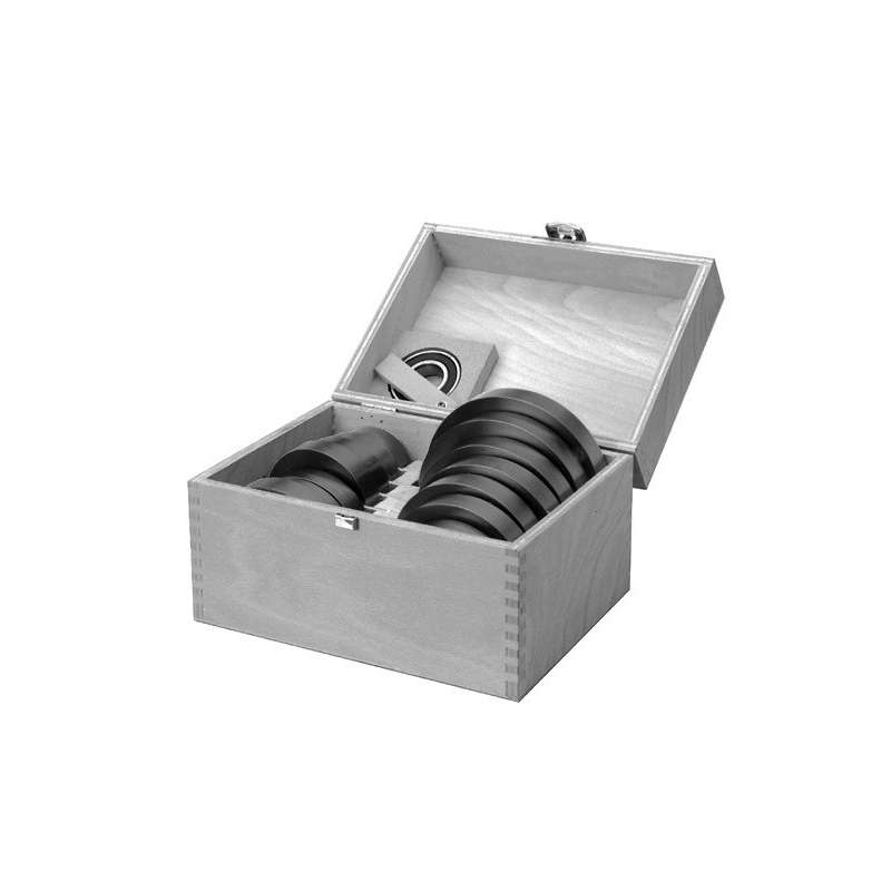 Set of 7 Butting ring in light alloy bore 30 mm