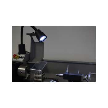 Magnetic LED lamp for working on metal machines