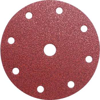 Hook & Loop abrasive disc punched 150 mm grit 80, 50 pieces - Pro quality