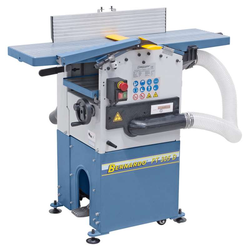 Abricht- und Hobelmaschine Bernardo PT305D mit integrierter Absaugung – 230 V