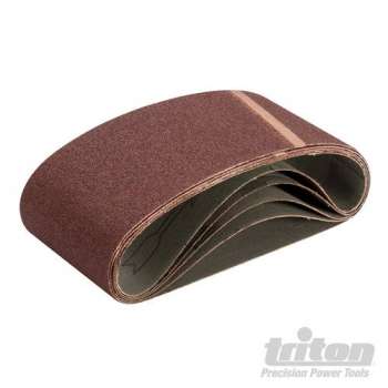 Bandes abrasives pour ponceuses portatives - 10 pces