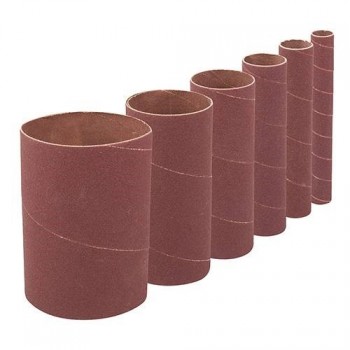 Bobbin Sleeves height 114 mm grit 240 for oscillating sander - Set of 6 diameters