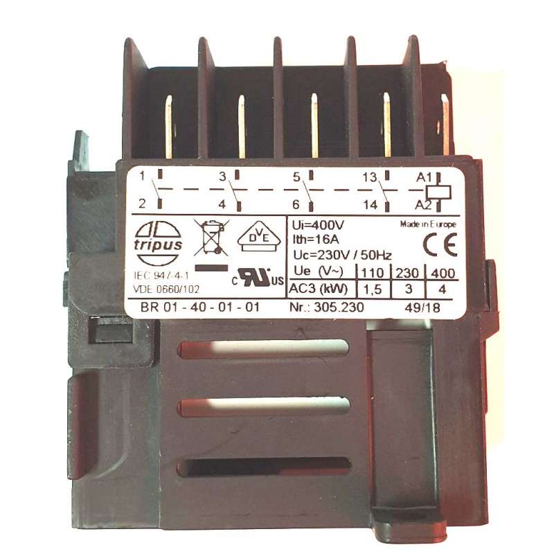 Contactor 230V for machines Kity