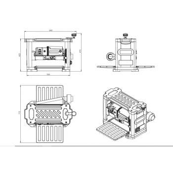 Cepilladora Holzprofi RE330