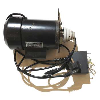 Motor with pulleys for mini wood lathe Scheppach DM460T