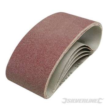 Abrasive belt 457x75 mm grit 80 for portable belt sander