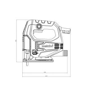 Jigsaw Metabo STEB 65 QUICK in Metabox