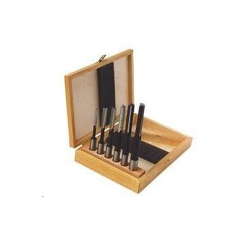 Set of 6 Mortising drill bits with chipbreaker shank 13 mm - Left rotation