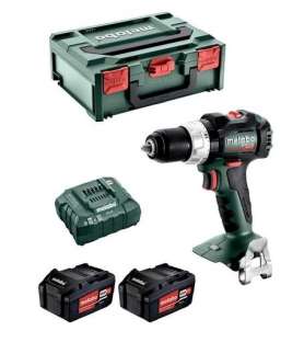 Cordless hammer drill Metabo SB 18 LT BL + 2 batteries and 4 AH charger