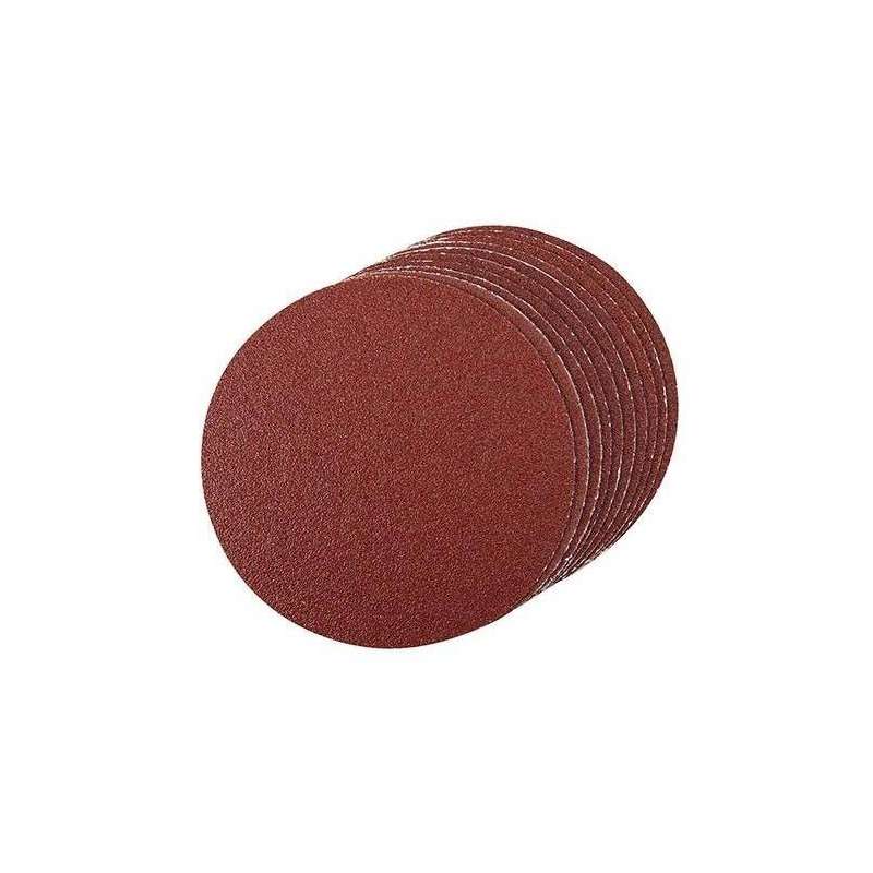 Hook & Loop Abrasive disc 125 mm grit 80, set of 10