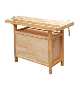 Carpenter's workbench 1380 mm in rubberwood Holzmann WB138C